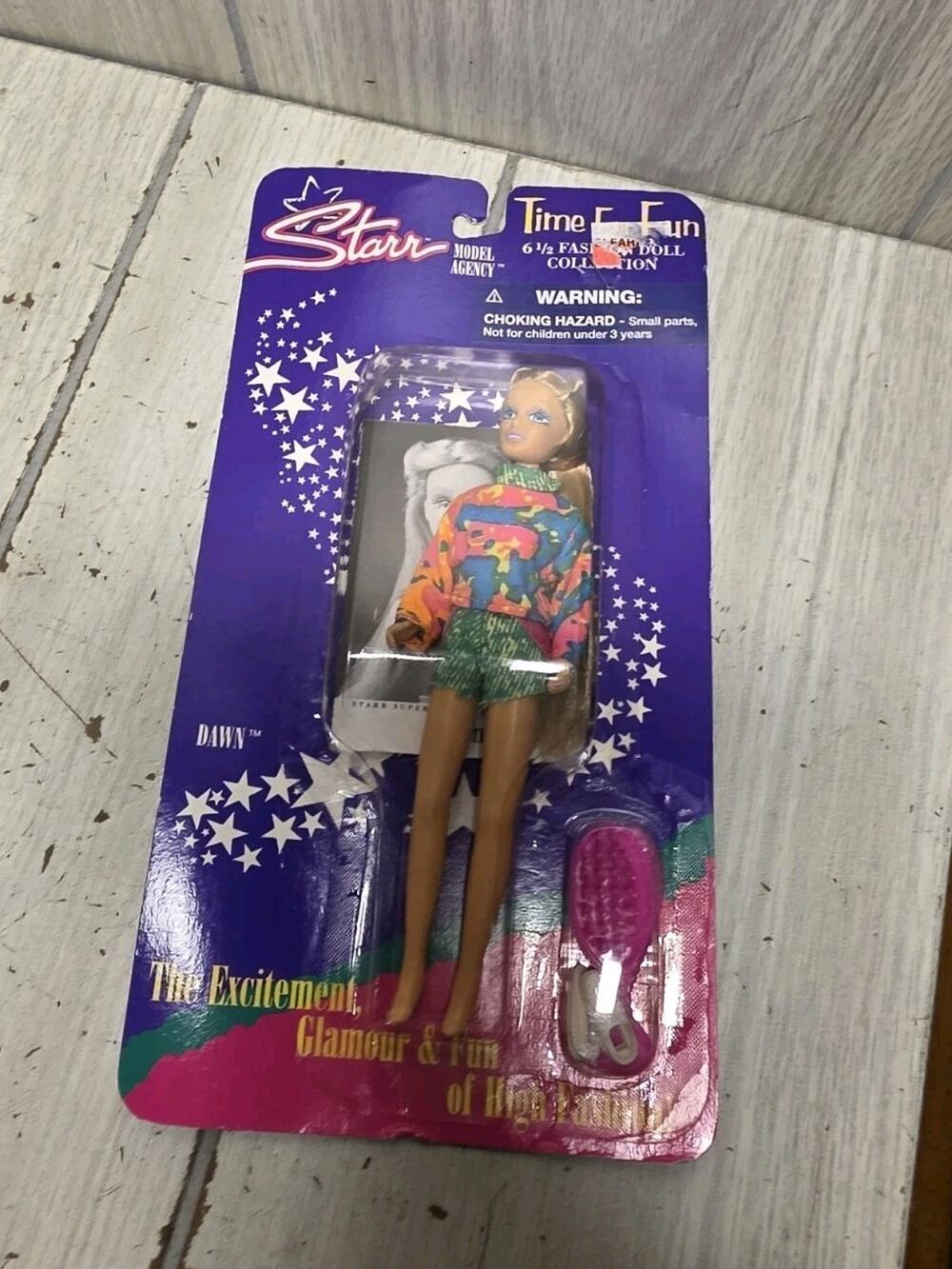 Vintage Jakks Pacific JPI Starr Model Agency Time For Fun Dawn Doll #5929 USA